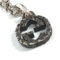 GUCCI Arabesque Interlocking G Pendant Chain Necklace in SV925 Silver for Women