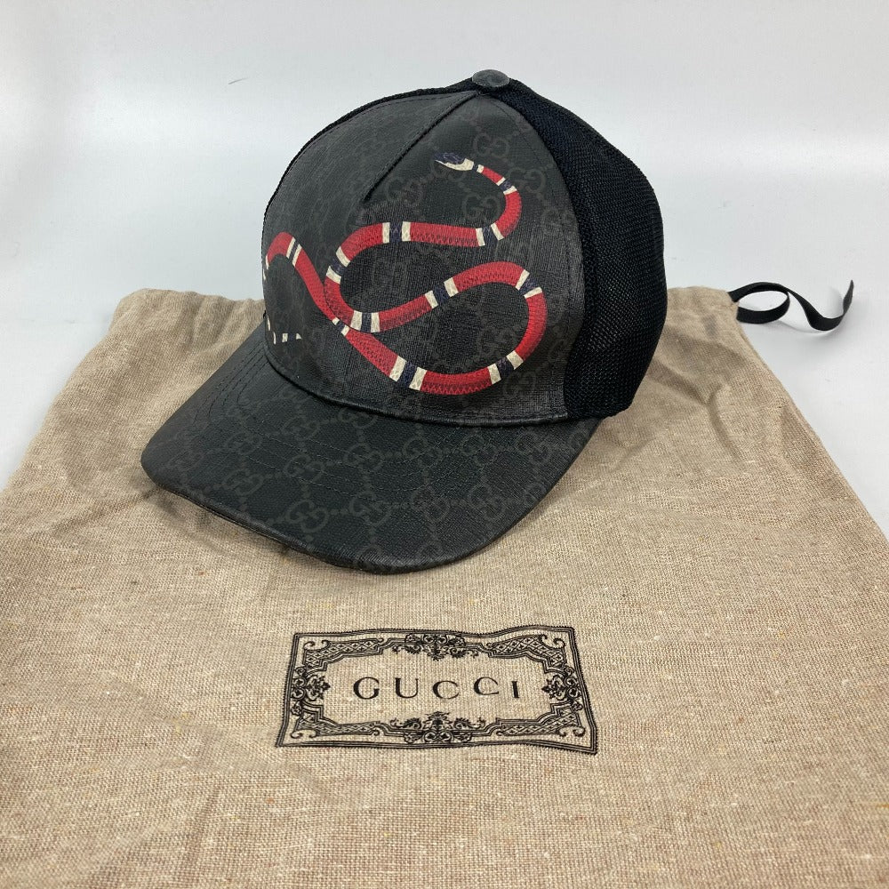 GUCCI 426887 GGスプリーム 帽子 ベースボール メッシュ キャップ コットン メンズ - brandshop-reference