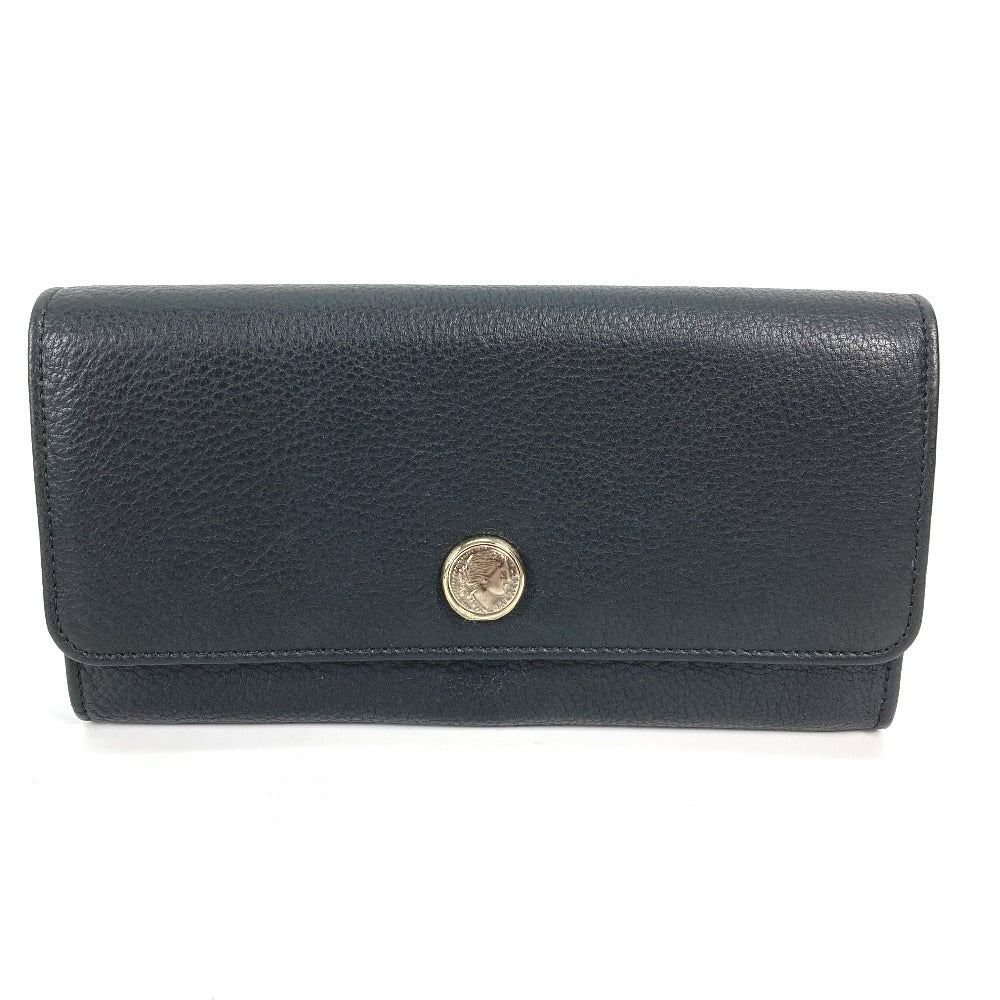 BVLGARI 35963 ロングウォレット MONETE モネーテ フラップ 長財布 レザー レディース - brandshop-reference