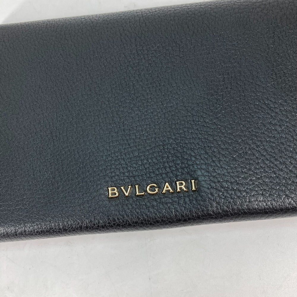 BVLGARI 35963 ロングウォレット MONETE モネーテ フラップ 長財布 レザー レディース - brandshop-reference