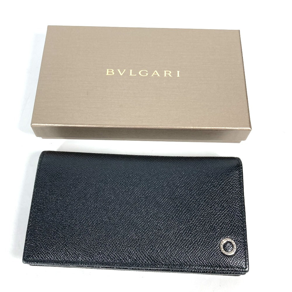 BVLGARI ロングウォレット ブリガリマン 2つ折り 長財布 レザー レディース - brandshop-reference