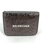 BALENCIAGA 593813 ロゴ コンパクトウォレット 3つ折り財布 レザー レディース - brandshop-reference
