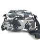 BALENCIAGA 6440312 Camouflage Army Backpack/Shoulder Bag, 2-Way Canvas Rucksack for Men, Gray and Black