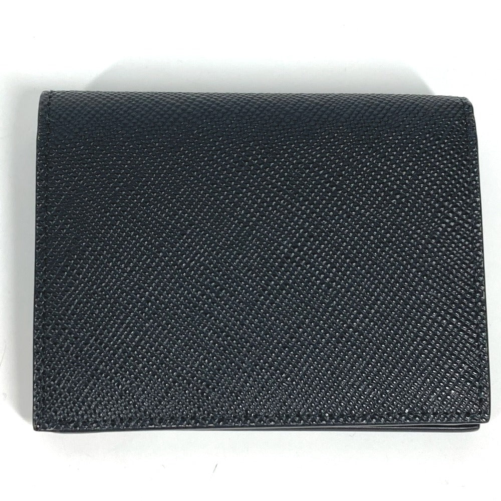 PRADA ロゴ コンパクトウォレット 2つ折り財布 レザー レディース