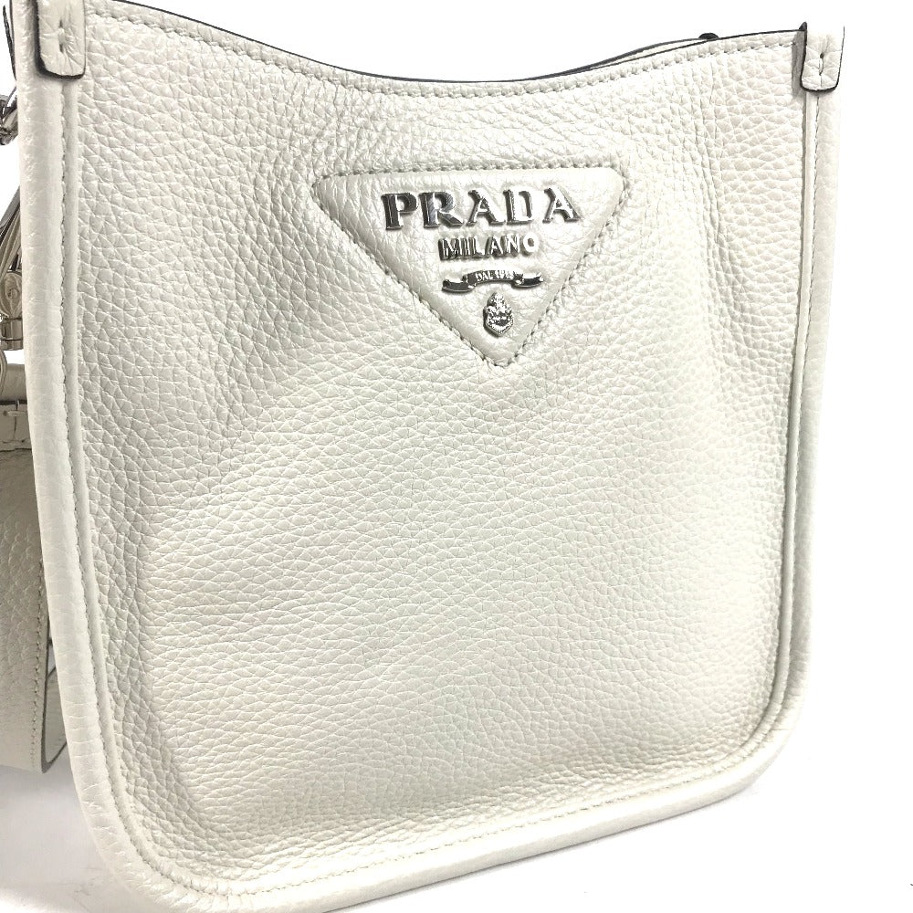 PRADA 1BH191 ロゴ 斜め掛け ポシェット カバン バッグ ショルダーバッグ レザー レディース - brandshop-reference