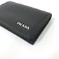 PRADA 2MC122 名刺入れ ロゴ 2つ折り カードケース サフィアーノレザ－ メンズ