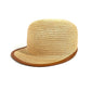 HERMES Rodeo Garance Newsboy Straw Hat Cap, Beige, Women's