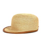 HERMES Rodeo Garance Newsboy Straw Hat Cap, Beige, Women's