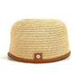 HERMES Rodeo Garance Newsboy Straw Hat Cap, Beige, Women's