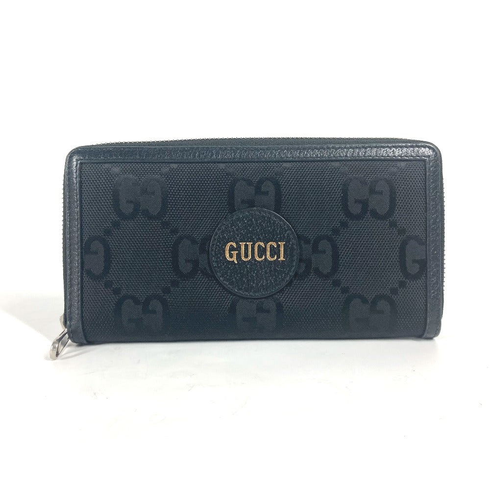 GUCCI 625576 ロゴ オフ ザ グリッド Off The Grid ロングウォレット ラウンドファスナー 長財布 ナイロン/レザー メンズ