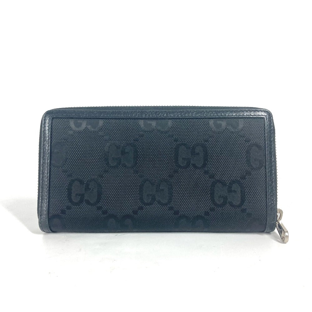 GUCCI 625576 ロゴ オフ ザ グリッド Off The Grid ロングウォレット ラウンドファスナー 長財布 ナイロン/レザー メンズ