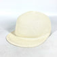 HERMES H221035N Serie Button Emma Hat, Newsboy Cap, Polyester, Women's, White