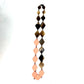 HERMES Lacquer Wood Long Necklace, Accessories, Necklace, Lacquer, Women's, Brown x Pink