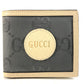 GUCCI 625574 ロゴ オフザグリッド Off The Grid コンパクトウォレット 2つ折り財布 ナイロン/レザー メンズ ブラック×ベージュ