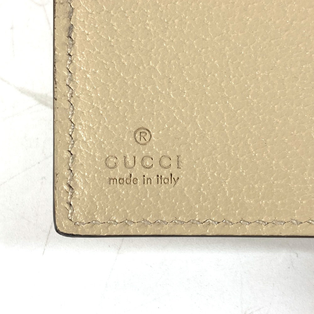 GUCCI 625574 ロゴ オフザグリッド Off The Grid コンパクトウォレット 2つ折り財布 ナイロン/レザー メンズ ブラック×ベージュ