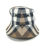 BURBERRY 8052981 チェック ハット帽 帽子 バケットハット ボブハット ハット コットン レディース ベージュ