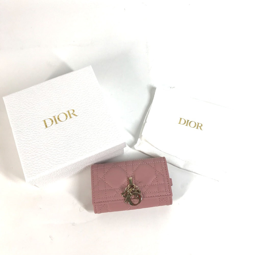 Dior S0983ONMJ ミス ディオール miss dior カナージュ ロゴ 6連 鍵 キーケース レザー レディース