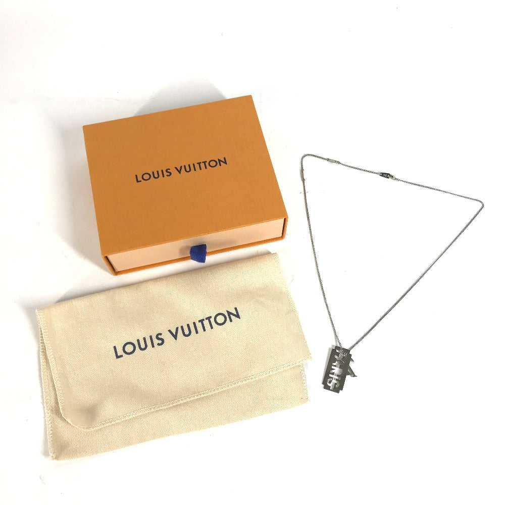 LOUIS VUITTON MP2084 コリエ・チャーム フォー ジェントルメン アクセサリー チェーン ネックレス メタル メンズ