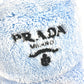 PRADA 1HC137 ファー ロゴ バケットハット 帽子 パイル ハット ポリエステル レディース ブルー - brandshop-reference