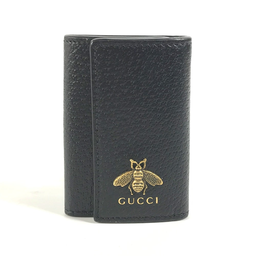 GUCCI 523633 ロゴ BEE 蜂 6連 鍵 キーケース レザー メンズ - brandshop-reference