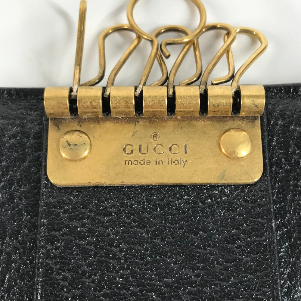 GUCCI 523633 ロゴ BEE 蜂 6連 鍵 キーケース レザー メンズ - brandshop-reference