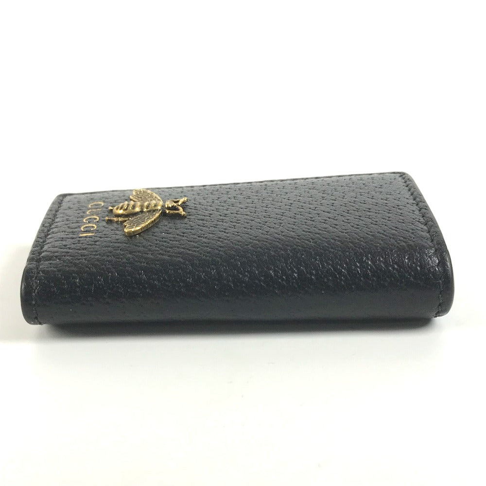 GUCCI 523633 ロゴ BEE 蜂 6連 鍵 キーケース レザー メンズ - brandshop-reference