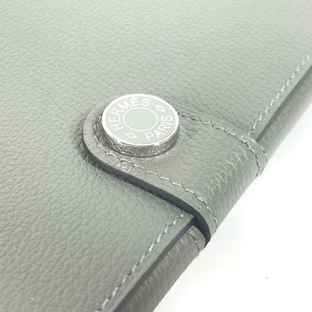 HERMES R.M.S トゥタンマン 札入れ 2つ折り 長財布 エバーカラー レディース グレー