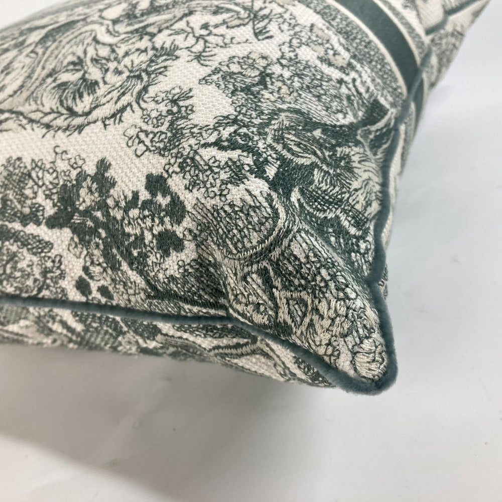 Dior HYP02BCB1U トワルドゥジュイ ピロー 枕 インテリア クッション ポリエステル レディース グリーン