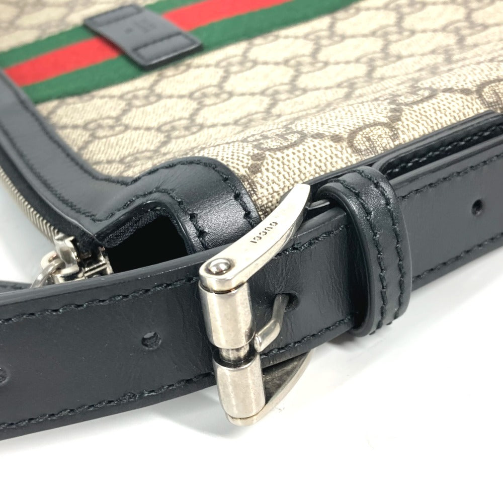 GUCCI 387111 GGスプリーム シェリーライン ウェブライン 斜め掛け 肩掛け カバン ショルダーバッグ GGスプリームキャンバス ユニセックス - brandshop-reference