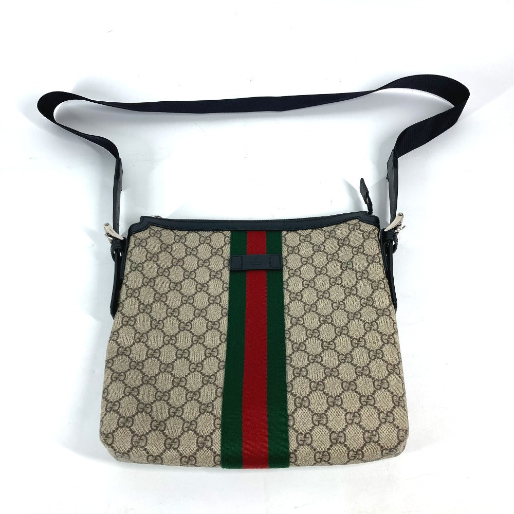 GUCCI 387111 GGスプリーム シェリーライン ウェブライン 斜め掛け 肩掛け カバン ショルダーバッグ GGスプリームキャンバス ユニセックス - brandshop-reference