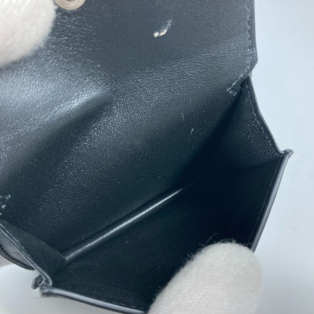 BALENCIAGA 637450 ロゴ スター 星 PAPIER FLAP ペーパー フラップ コンパクトウォレット 3つ折り財布 レザー レディース - brandshop-reference