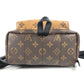 LOUIS VUITTON M44870 モノグラムリバース パームスプリングス バッグパック PM デイパック カバン リュックサック モノグラムリバースキャンバス レディース ブラウン×ベージュ