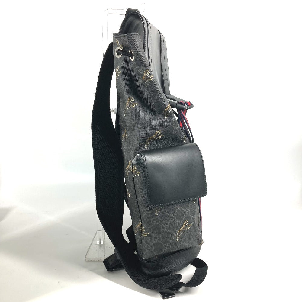 GUCCI 495563 GGスプリーム シェリーライン バックパック リュックサック GGスプリームキャンバス メンズ