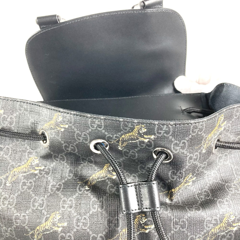 GUCCI 495563 GGスプリーム シェリーライン バックパック リュックサック GGスプリームキャンバス メンズ