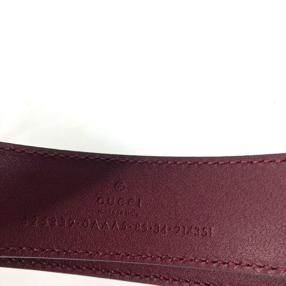 GUCCI 625839 GGマーモント ファッション小物 ベルト レザー レディース