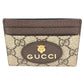 GUCCI 597557 GGスプリーム キャットヘッド 猫 ネオ ヴィンテージ パスケース 名刺入れ   カードケース GGスプリームキャンバス メンズ