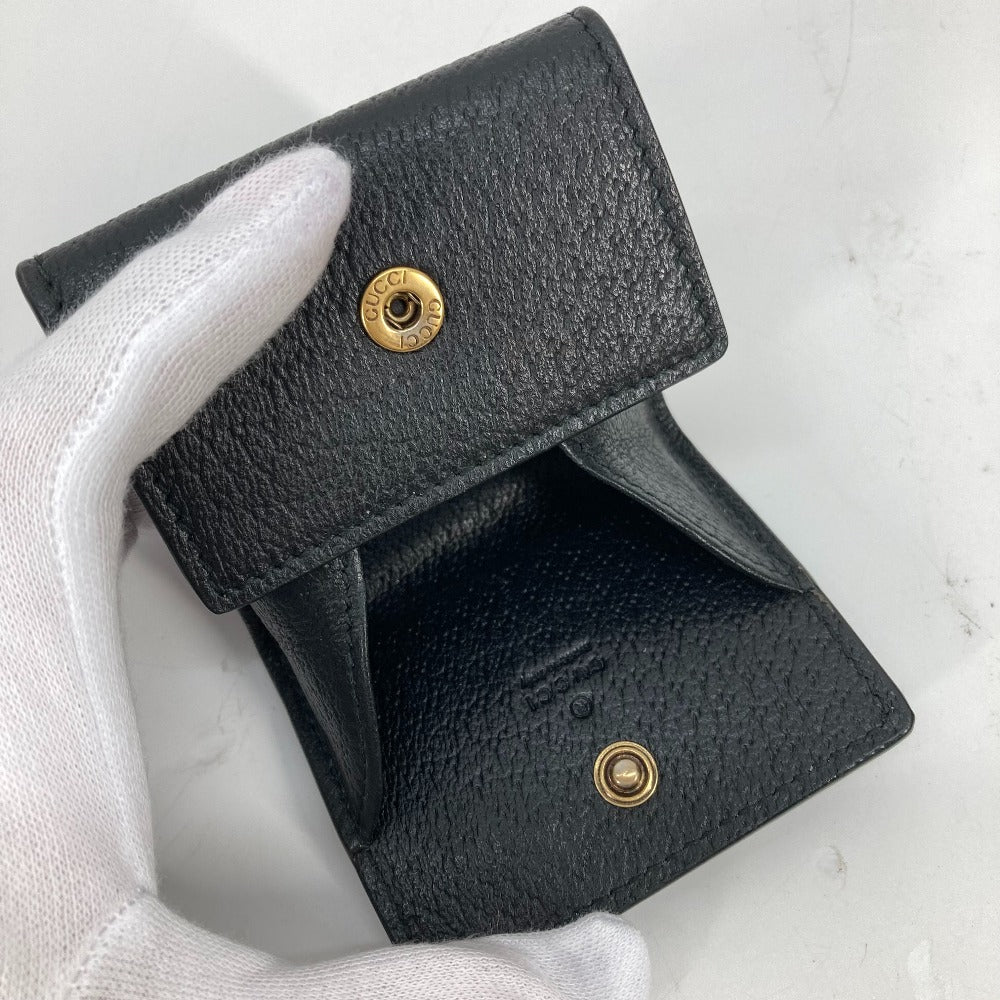 GUCCI 473959 GGマーモント コンパクト ミニ財布  小銭入れ コインパース 財布 コインケース レザー メンズ