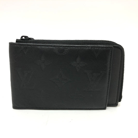 LOUIS VUITTON M81526 モノグラム シャドウ ハイブリッド  財布 ウォレット カードケース 小銭入れ コインケース モノグラムシャドウレザー メンズ ノワール ブラック - brandshop-reference