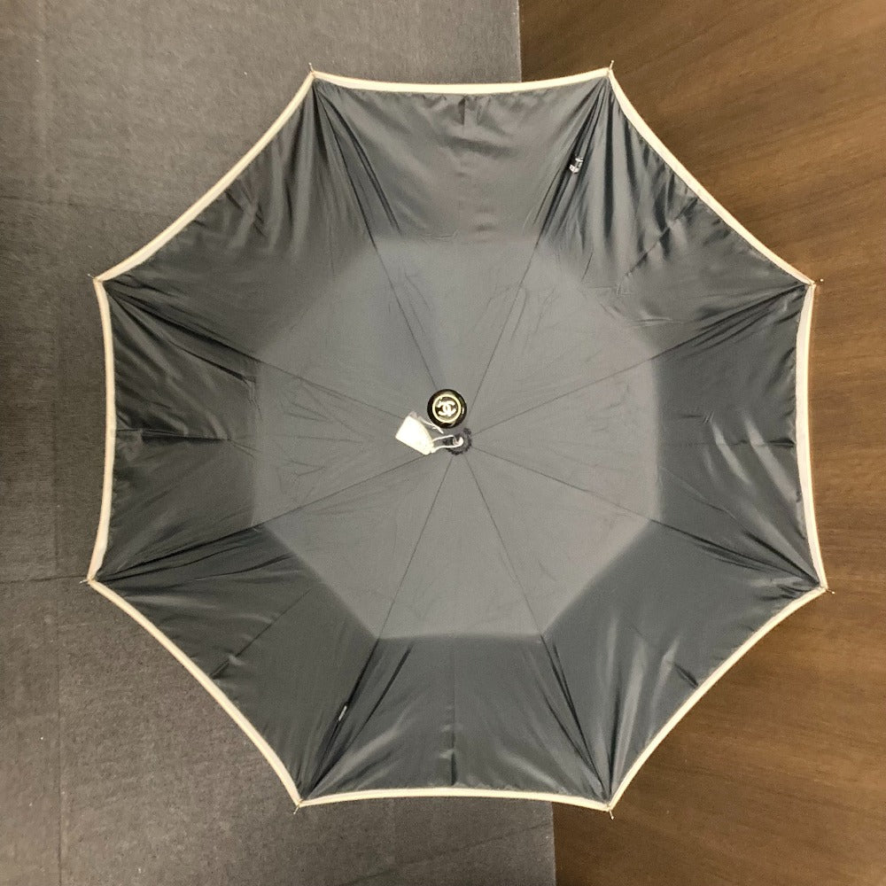 CHANEL インテリア カメリア パラソル 長傘 アンブレラ 傘 ポリエステル レディース ベージュ - brandshop-reference