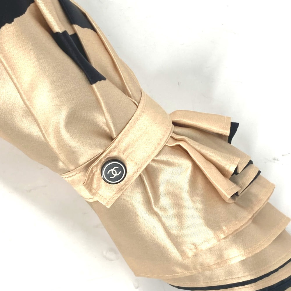 CHANEL インテリア カメリア パラソル 長傘 アンブレラ 傘 ポリエステル レディース ベージュ - brandshop-reference