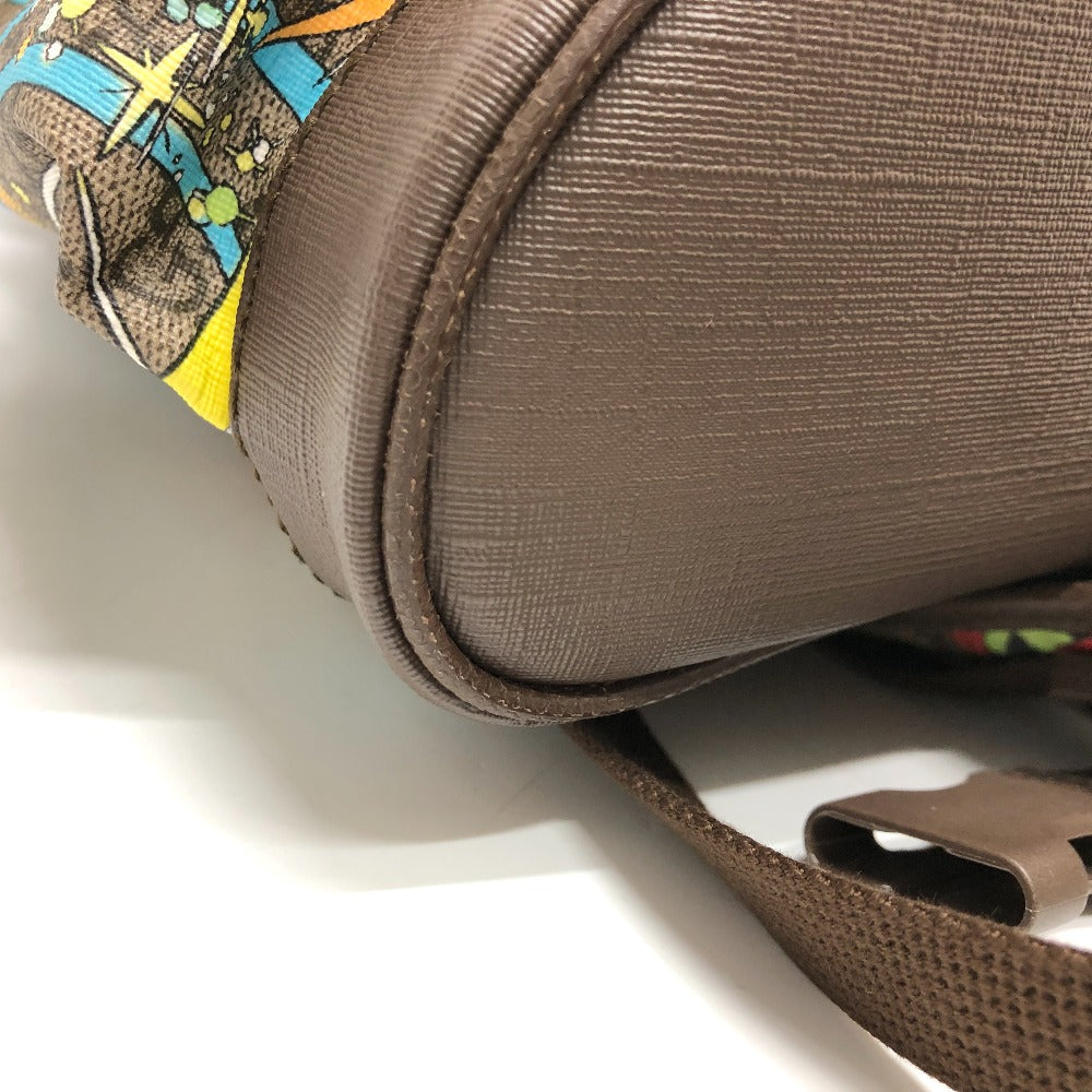 GUCCI 645051 GGスプリーム ドナルドダック DISNEY ディズニー バックパック リュックサック GGスプリームキャンバス ユニセックス ベージュ×ブラウン×ブルー
