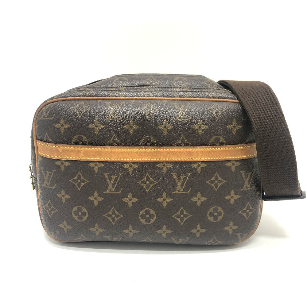 LOUIS VUITTON M45254 モノグラム リポーターPM Wジップ 斜め掛けバック 肩掛けバック カバン バック ショルダーバッグ モノグラムキャンバス レディース