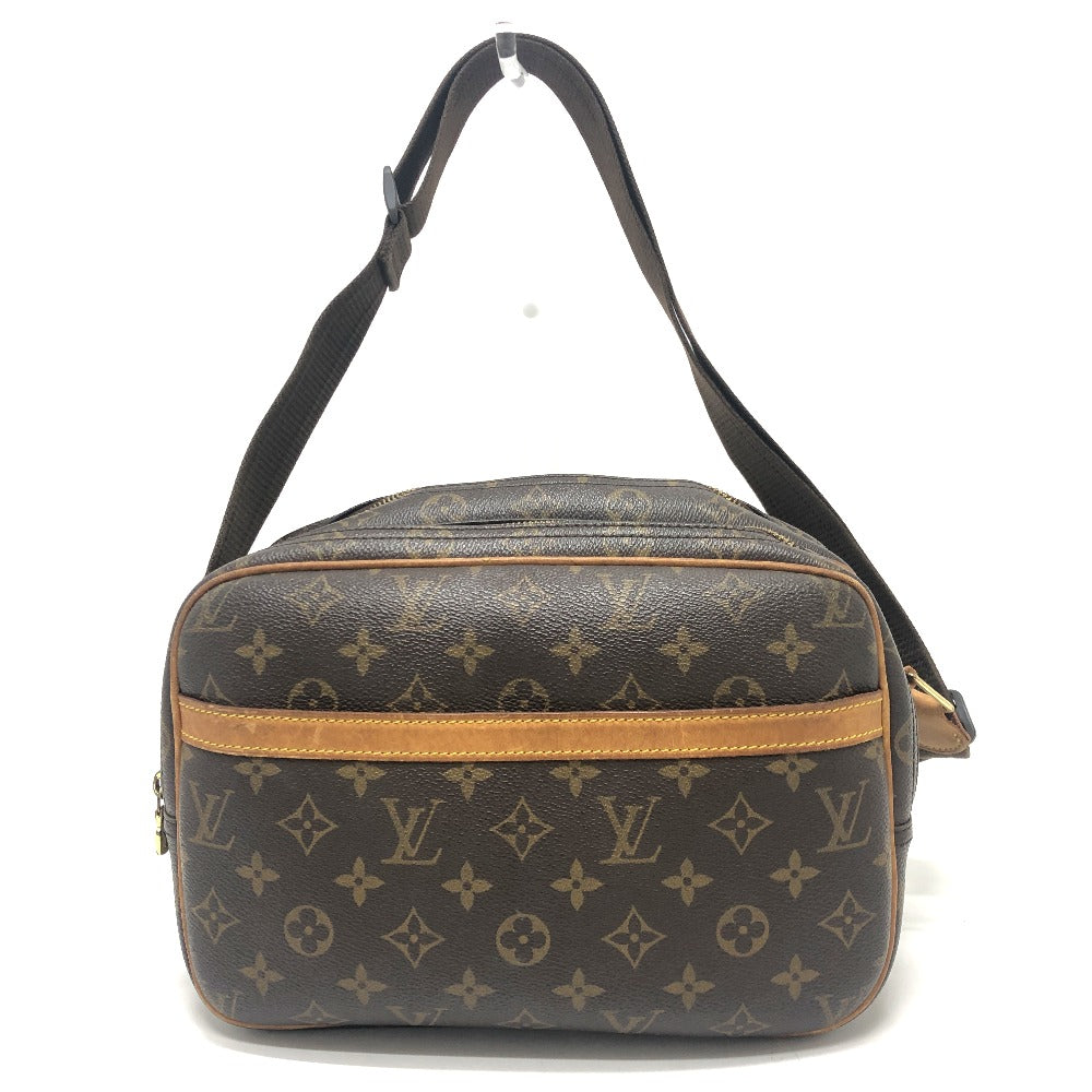 LOUIS VUITTON M45254 モノグラム リポーターPM Wジップ 斜め掛けバック 肩掛けバック カバン バック ショルダーバッグ モノグラムキャンバス レディース