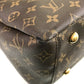 LOUIS VUITTON M41064 Monogram Pallas 2-Way Shoulder Bag, Crossbody Bag, Handbag, Monogram Canvas, Women's, Brown and Black