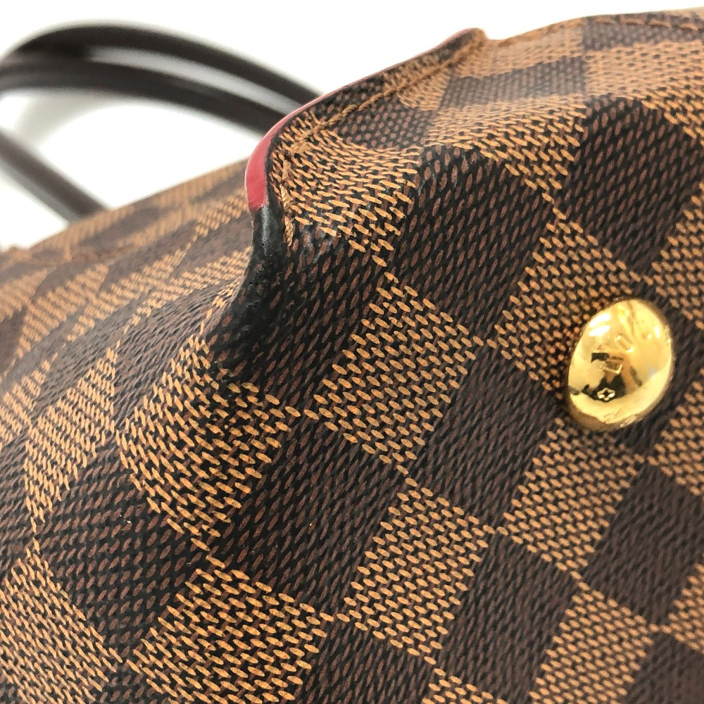 LOUIS VUITTON N41548  ダミエ カイサトートMM カバン 肩掛け ショルダーバッグ ダミエキャンバス レディース エベヌ ブラウン - brandshop-reference