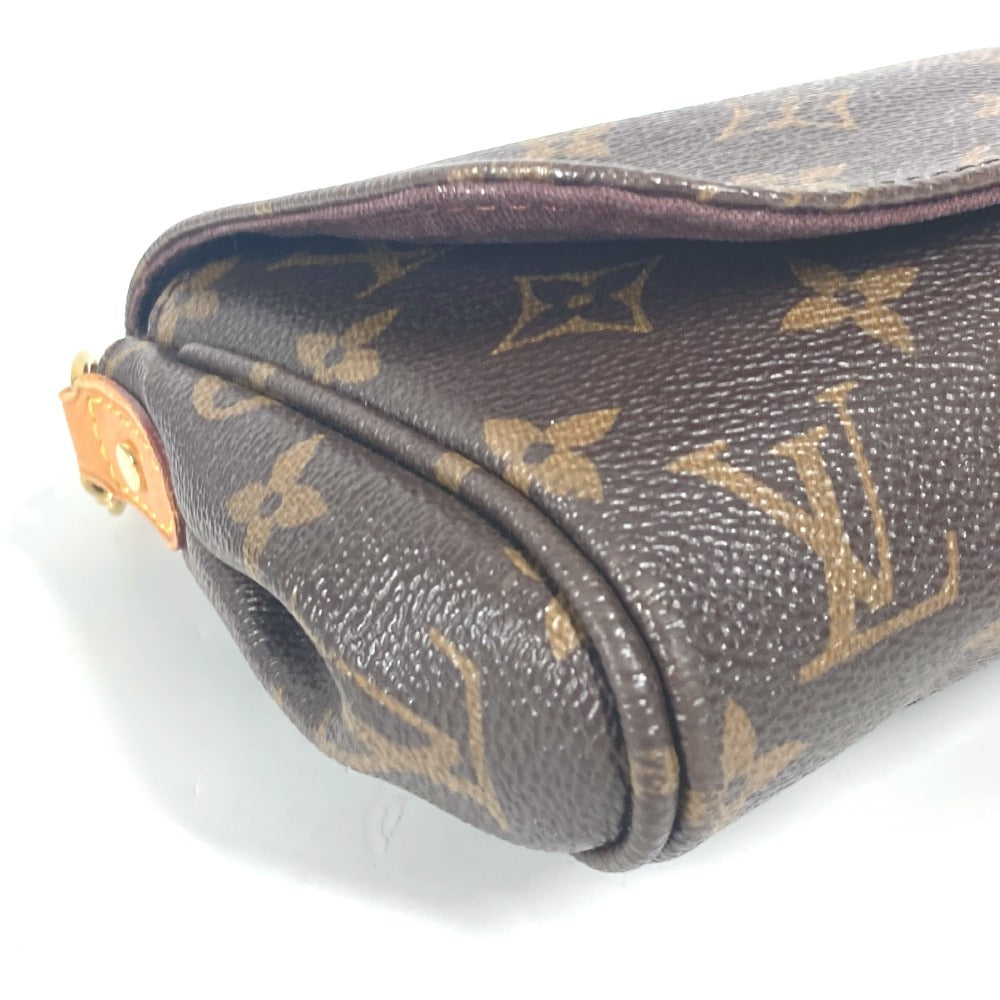 LOUIS VUITTON M40717 モノグラム フェイボリットPM 3WAY ハンドバッグ クラッチバッグ ショルダーバッグ モノグラムキャンバス レディース ブラウン