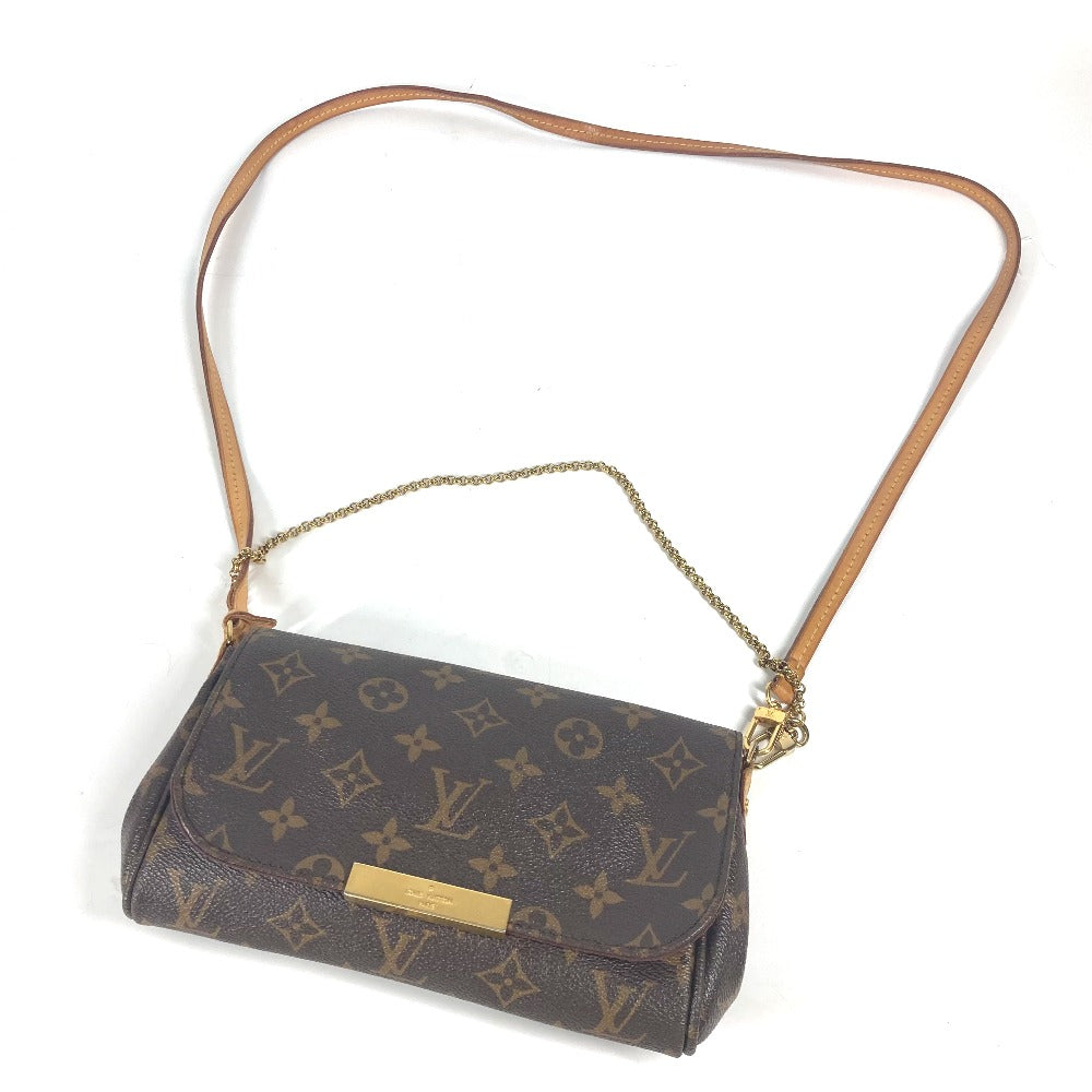LOUIS VUITTON M40717 モノグラム フェイボリットPM 3WAY ハンドバッグ クラッチバッグ ショルダーバッグ モノグラムキャンバス レディース ブラウン
