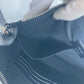 FENDI 7N0110 フラット スリム ダイアゴナル ズッカ セカンドバッグ カバン ポーチ クラッチバッグ レザー ユニセックス ブラック×イエロー×グレー