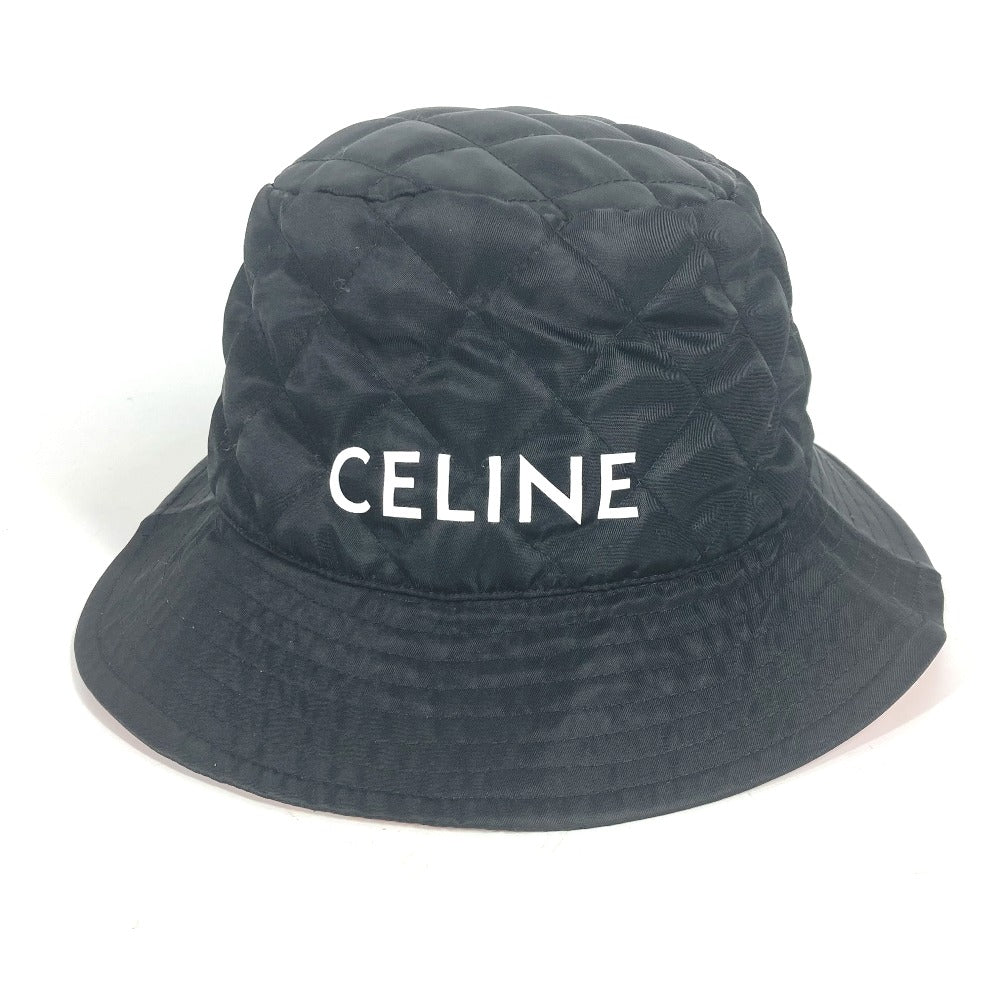 CELINE 2AUB0930C ロゴ キルティング ハット帽 帽子 バケットハット ボブハット ハット ナイロン ユニセックス