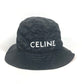 CELINE 2AUB0930C ロゴ キルティング ハット帽 帽子 バケットハット ボブハット ハット ナイロン ユニセックス